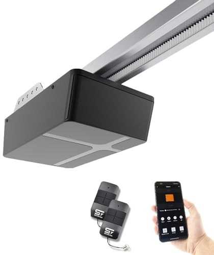 Schartec Prime 1500 Garage Door Opener - electric garage door operator with WIFI - 1500 N - fast and safe - strong motor