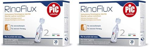 Pic Solution Rinoflux Solución Fisiológica 20 Ampollas 2 ml (Paquete de 2)