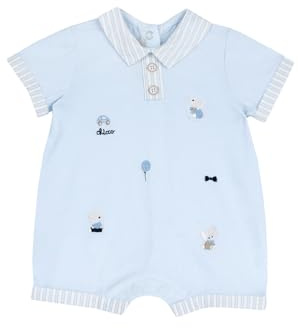 Chicco, Pelele Bebé de Algodón Suave y con Cómoda Abertura en la Espalda con Cremallera, Designed in Italy, Ropa Bebé 0-24 Meses, Idea Regalo Nacimiento