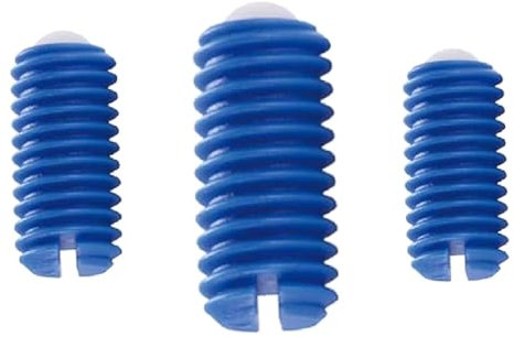 M6-M10 Schlitz-Nylonschraube, Ein-Wort-Kugelkopf-Kolbenschraube, Blau, 14mm-19mm lang, 2 Stück, 2Stk, M8x16mm