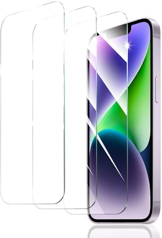 3 Stück Schutzfolie für iPhone 13 Pro Max/14 Plus, Panzer Schutz Glas Folie Displayschutz, gehärtete Glasfolie, Panzerfolie Schutzglas, 9H Härte Displayschutzfolie, Anti- Kratzer, Bläschenfrei