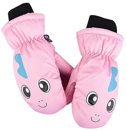 BIGULA Kinder-Skihandschuhe für Winterabenteuer, Kinder, Snowboard-Handschuhe, Winter, warm, Outdoor, Radfahren, Radfahren, Spielen, Baby-Zubehör