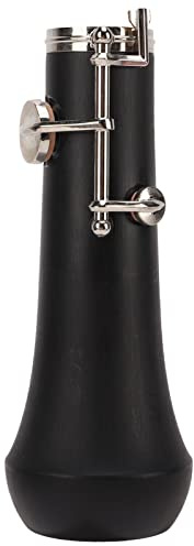 Oboe Bell Black, Synthetic Wood Oboe Trumpet, Professional Sound Effect with Accurate Size, Exquisite Black Oboe Parts for Concert Performance, Lightweight Durable Instrument Acces