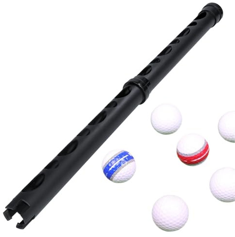 Genérico Recogedor De Pelotas De Golf – ABS 33.26x1.96 Pulgadas | Tubo De Recolección Duradero | Coleccionista para Campo De Prácticas Entrenamiento Y Exterior