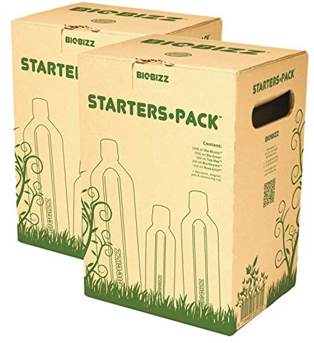 Biobizz Indoor Garden Organic Plant Food Fertilizer Hydroponics Starter (2 Pack)