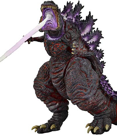 NECA 12 Head-to-Tail Action Figure, Atomic Blast Shin Godzilla (2016), Brown