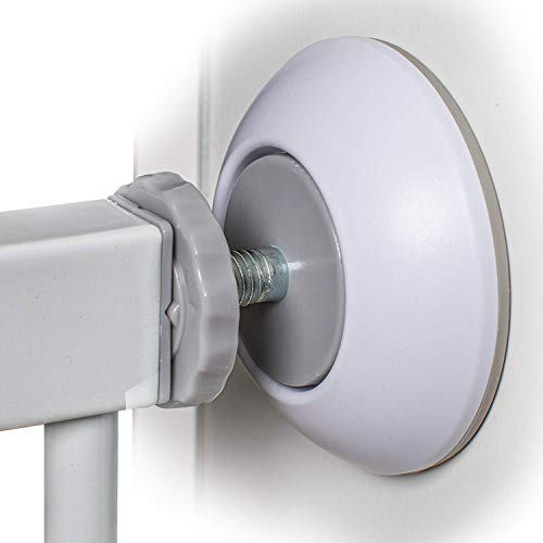 4 STÜCK - FUCHSI Treppengitter Wandschutz | Verbesserte Haftung | Schutz vor Beschädigungen an Wand / Tür - Baby / Kinder Sicherheits-Gitter Klemmen