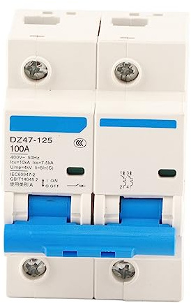 DZ47-125 Interruptor de circuito en miniatura Protección contra fugas Interruptor de aire Interruptor de circuito de corriente 2P 400V 100A
