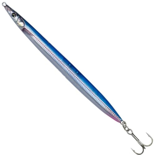 Savage Gear 3D SANDEEL Pencil 9cm 13g - Meerforellenköder, Farbe:Blue Silver UV