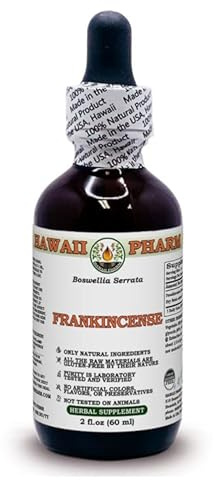 Hawaii Pharm Europe Weihrauch (Boswellia Serrata) Trockenharz ALKOHOLFREI Flüssigextrakt Glyzerit 60 ml