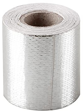 iSpchen Aluminium Klebeband Hitzebeständig Alu Klebeband Extra dickes stark Hitzebeständiges Aluklebeband für dämmung Aluband Selbstklebend Alufolie Selbstklebend Dampfsperre Klebeband,5mx5cm