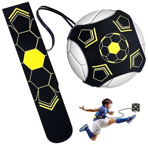 Allenatore di calcio - Allenatore di calcio da solista a mani libere con cintura in vita - accessorio fitness per adulti e bambini