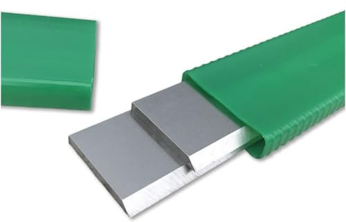 Diamwood Jeu de 2 Fers de Dégauchisseuse/Raboteuse Acier HSS 18% - 400 x 30 x 3 mm - Réaffûtable - Idéal pour bois dur et tendre - Qualité professionnelle
