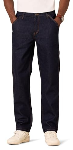 Amazon Essentials arbetskläder för män jeans med avslappnad passform, sköljning, 29 B x 32 L