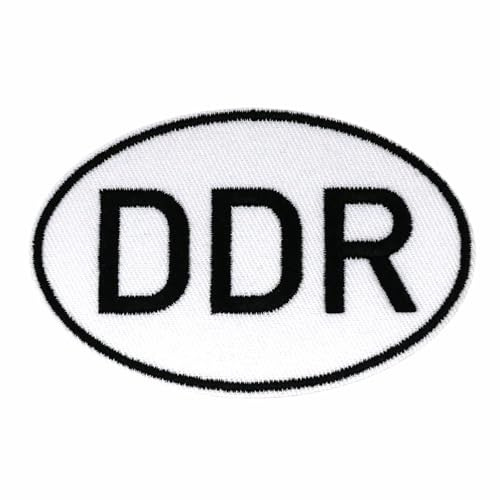Aufnäher Aufbügler Auto Kennzeichen der DDR Deutschen Demokratischen Republik