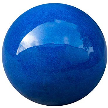 Dekokugeln Gartenkugeln aus Keramik tolle Set-Angebote - absolut frostfest und witterungsbeständig (Royal Blau, 4er Set)