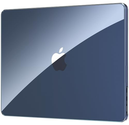 EooCoo für MacBook Air 15 Zoll Hülle M5-M2 Ultradünne Kristall Mitternacht | Kompatibel mit Mac Book Air 15A3448 A3241 A3114 A2941 M5 M4 M3 M2 2026-2023,Ultradünne Hartschale Schutzhülle Snap Cover