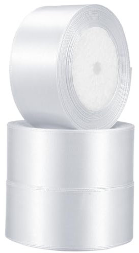 Anneome 3rollen Dekorative Satinbänder Für Breit Lang Vielseitig Einsetzbar Für Hochzeiten Bastelprojekte Und Elegante Verpackungen