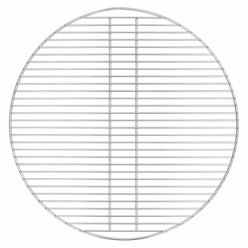 vidaXL Grillrost Silber 57 x 57 cm Edelstahl | Für Abenteuer in der Natur gemacht, Entwickelt für langen Spaß, Leicht zu reinigen