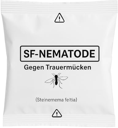 Weedness SF Nematoden 1 Mio. gegen Trauermücken – Biologische Schädlingsbekämpfung chemiefrei & umweltfreundlich