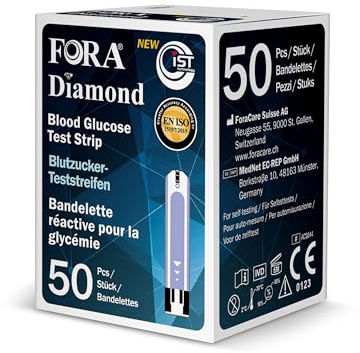 Strisce Reattive Glicemia FORA Diamond (1 Pack)