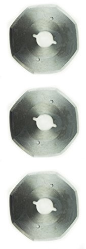 HAND® 3 x Lame rotanti elettrici per taglierine rotative Professionale Tessuto Industriale Elettrico - Diametro 70 mm