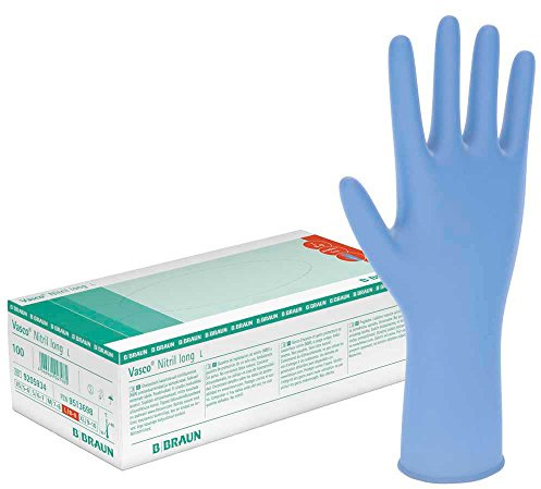 B.Braun Vasco® Nitril long L Nitrilhandschuhe Untersuchungshandschuhe 100 Stück