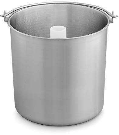 SPRINGLANE Edelstahl Eisbehälter für Eismaschine, Zusatzbehälter für Emma
