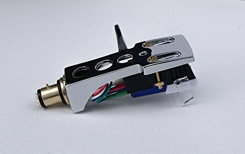 Headshell & Cartridge für Technics SL1700, SL1710, SL1800, SL1810, Spiegelchrom