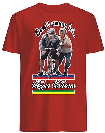 ORIGINAL FAKE Maglietta unisex vari colori con stampa Coppa Cobram (Rosso, XL)