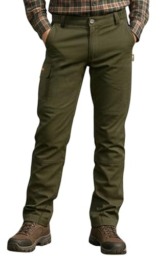 Game Technical Apparel Kids Boys Aston Pro HB320-K Waterproof Cargo Trousers Hunting Camping Pant Green