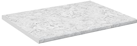 Vicco Plan de Travail Cuisine R-Line, Blanc/marbre, 80cm, adapté au Montage sur des Meubles Bas et des Plans de Travail