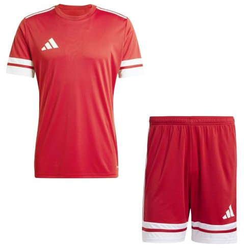 Addias Trikotsatz Herren rot weiß Squadra 25 Gr/L - Sportbekleidung Set
