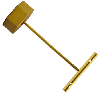 Veemoon Espositore Per in Metallo Portaorecchini Appeso Base Esagonale Portaorecchini Per Esporre Orecchini Collane e Anywhere