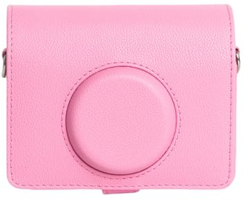 Aisnyho Instant Mini EVO Case,Camera Protective Case Bag for Fujifilm Instax Mini EVO with Shoulder Strap (Pink)