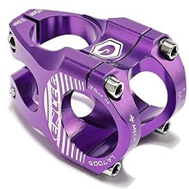 HEZHANG Cycling Stems Mtb Power Stem Road Bike Mountain Bicycle Bridge Short Power 35mm Rod Handlebar Table Adjustable Stem Riser 31 8 Cycling Mountain Bike Stem(XR350 Purple)