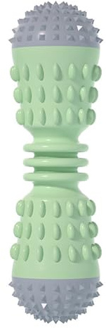 DONGKER Hunde-Zahnbürste, Quietschen Kauspielzeug für Hund, 16x4 cm, TPR Kauen Knochen Spielzeug für Mittelgroße und Kleine Hunde, Tägliches Spiel, Interaktives Training