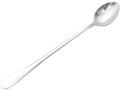 New Long Handled Stainless Steel Coffee Spoon Cold Tea Spoon Drink Ice Cream