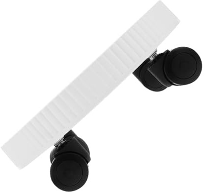 VALICLUD Support à roulettes pour Plantes Rond Blanc 250 Base Roulante pour Pots de Fleurs Chariot Mobile pour Intérieur et Extérieur Plateau Roulant Résistant pour Jardinières Lourdes