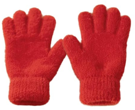 Vinterhandskar För Barn Skid- Och Snövantar Med Fingrar För Handen