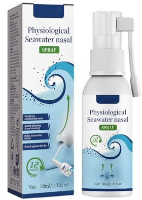 KOAHDE Nasal Cleaning Sprays,Natural Saline Nasal Spray,Congestion Relief Nasal Sprays,30ml,1pc,Runny Nose Sprays