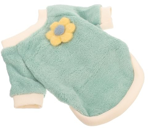 Gadpiparty Winter Warmer Haustierpullover für Kleine Hunde Weiches Material Hellgrün S – Hundebekleidung für Outdoor Party Alltag