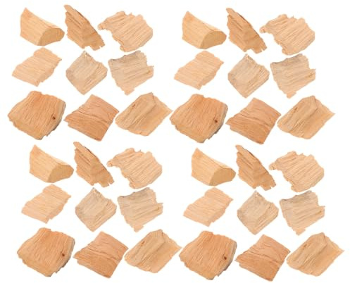 GARIOUANS 2 Beutel Zypressen Räucherchips 3–5cm Natürliche Grillholzspäne für BBQ Gasgrills und Picknick Holzstücke zum Fleischräuchern