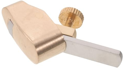 Levemolo Pialla a Mano Mini per Violino in Metallo Oro 8mm per Riparazione e Montaggio Ponticello Facile Utilizzo e Lunga Durata Lama
