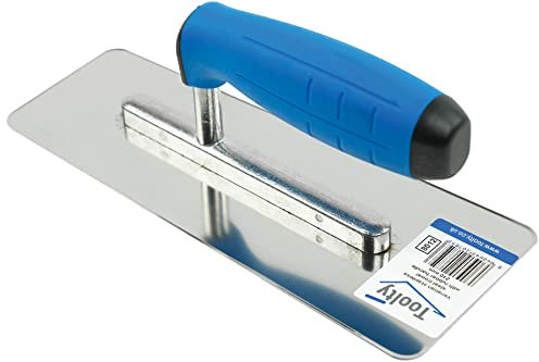 Venetian 9.5 Plastering Trowel Stainless 240mm, Soft-Grip Handle, Professional, DIY