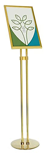 KDOQ Plakatständer A2/A3/A4-Schilderhalter, Verstellbarer Aluminium-Display-Menühalter, Schild mit vertikaler und horizontaler Ansicht (Size : A4)