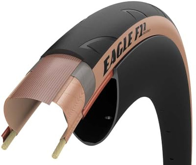 Goodyear Eagle F1 R TLC Rennrad-Faltreifen // 32-622 (700x32C), Ausführung:schwarz/braun, Dimension:32-622