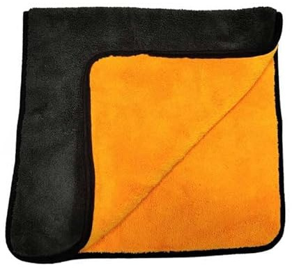 doubleN Premium Mikrofasertuch lackschonend mit 800 GSM 60x30cm - Extrem saugstark und fusselfrei - Trockentuch perfekt für Wäsche oder Politur an Auto & Motorrad dank sehr weichen Mikrofasern