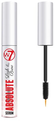 W7 Siero ciglia e sopracciglia Absolute - Formula 2 in 1 con vitamina B5 - Migliora l'aspetto di ciglia e sopracciglia