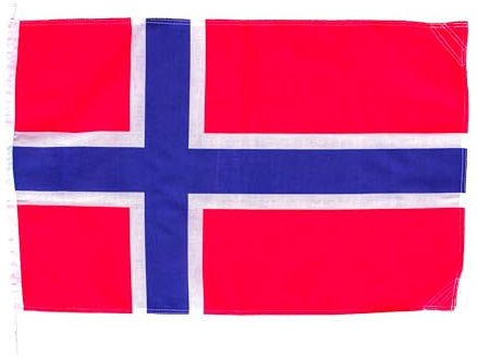 Netflags Flagge Norwegen 100 x 150 cm Schiffsflagge mit 160 g/qm Stoffgewicht